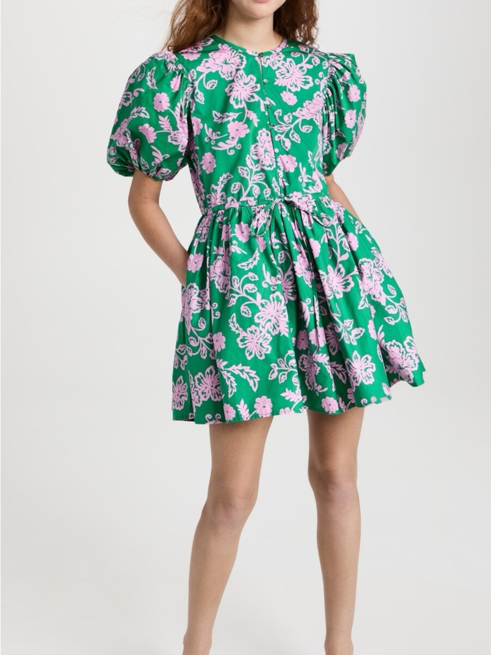 Xirena Aurie Puff Sleeve Mini Dress